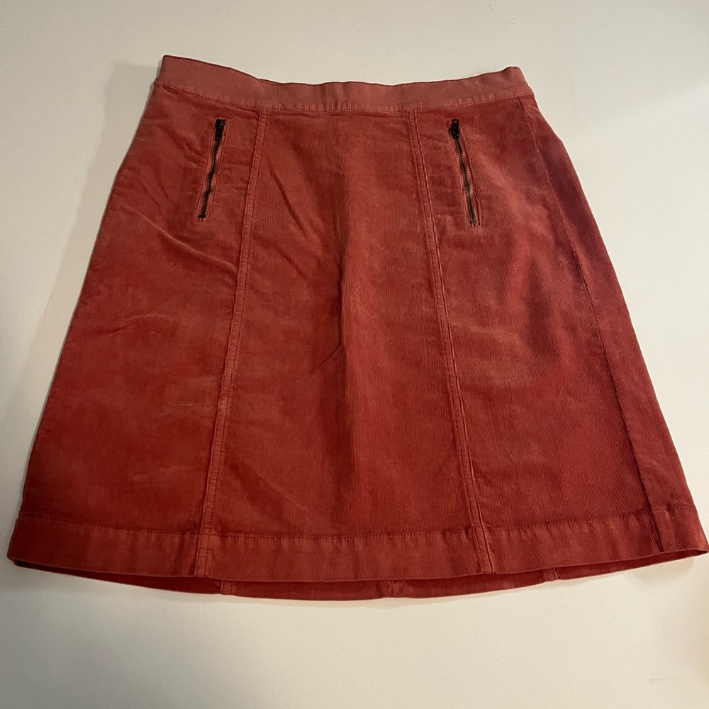 Kut From The Kloth Pink/Orange Corduroy Skirt Size 4